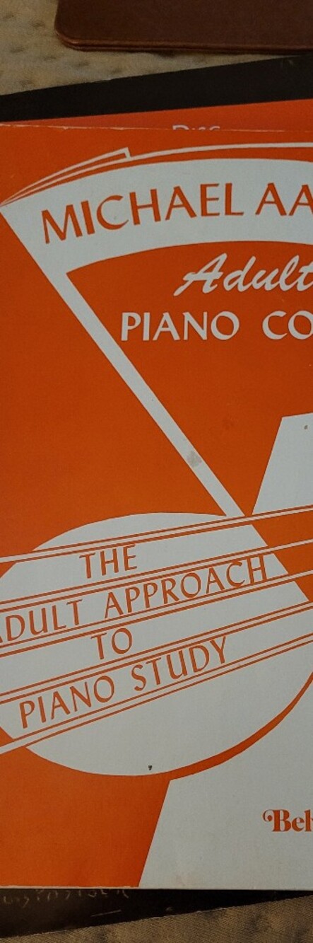 💚Free In Any Bundle Over $10 Piano Course - Orange & White Book